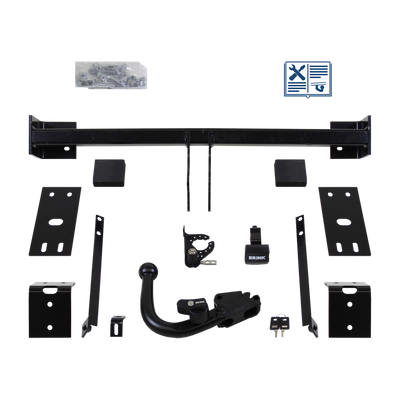 Brink Towbar detachable incl. TowTec electrical set 7pins specific