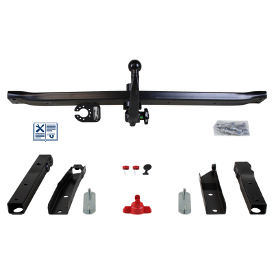 Westfalia Towbar detachable Towball inserted from below