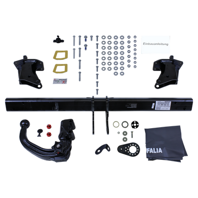 Westfalia Towbar detachable incl. TowTec electrical set 7pins universal