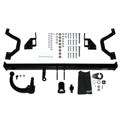 Westfalia Towbar detachable incl. TowTec electrical set 7pins universal