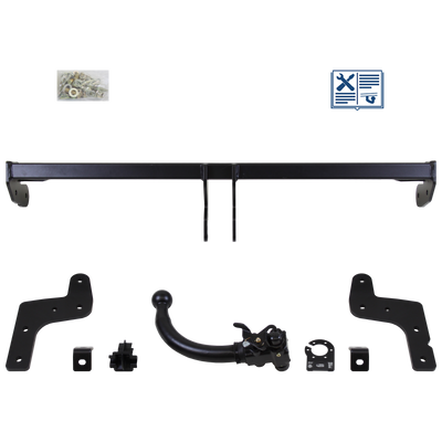 AUTO-HAK Towbar detachable incl. TowTec electrical set 7pins specific