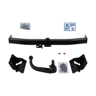 Westfalia Towbar detachable incl. TowTec electrical set 7pins specific