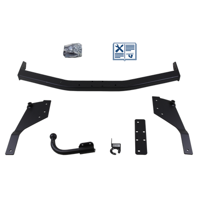 GDW Towbar rigid incl. TowTec electrical set 7pins universal