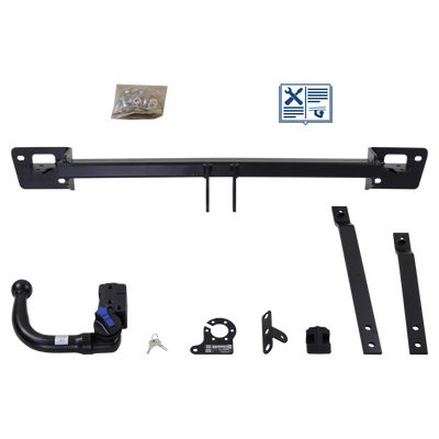 AUTO-HAK Towbar detachable Towball inserted from below