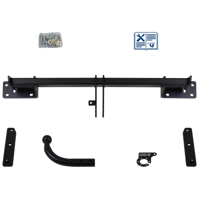 AUTO-HAK Towbar rigid incl. TowTec electrical set 7pins universal