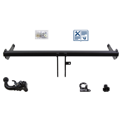 AUTO-HAK Towbar detachable Towball inserted from the rear