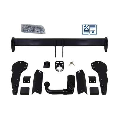 Brink Towbar detachable incl. TowTec electrical set 7pins universal