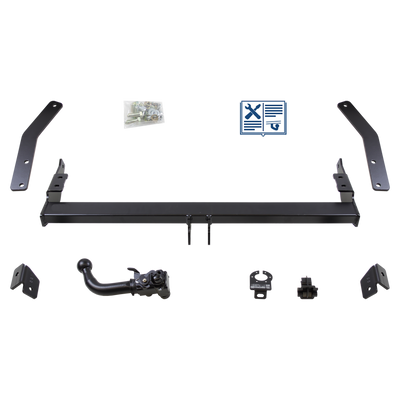 AUTO-HAK Towbar detachable incl. TowTec electrical set 7pins universal