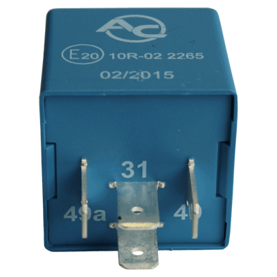 Indicator relay french plug-in arragement