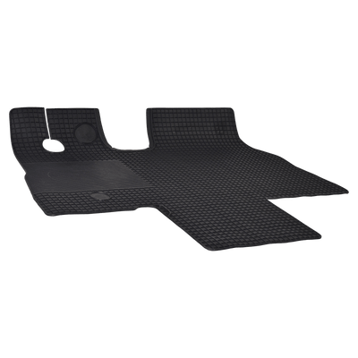 Rubber floor mats Black for FIAT DUCATO Bus year of make 12.01