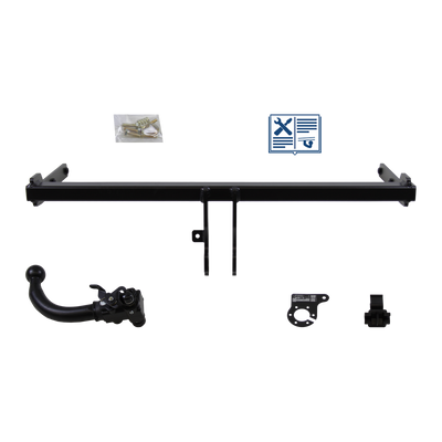 AUTO-HAK Towbar detachable incl. TowTec electrical set 7pins universal