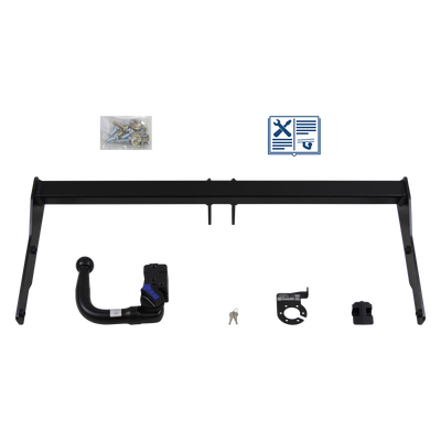 AUTO-HAK Towbar detachable incl. TowTec electrical set 7pins universal