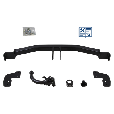 AUTO-HAK Towbar detachable Towball inserted from the rear