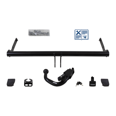 Brink Towbar detachable incl. TowTec electrical set 7pins universal