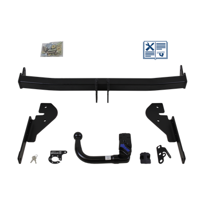 AUTO-HAK Towbar detachable Towball inserted from below