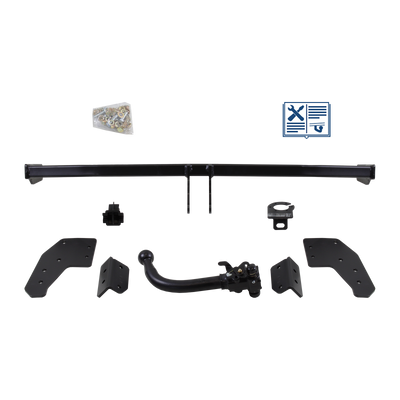 AUTO-HAK Towbar detachable Towball inserted from the rear