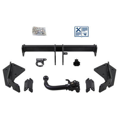 AUTO-HAK Towbar detachable Towball inserted from the rear