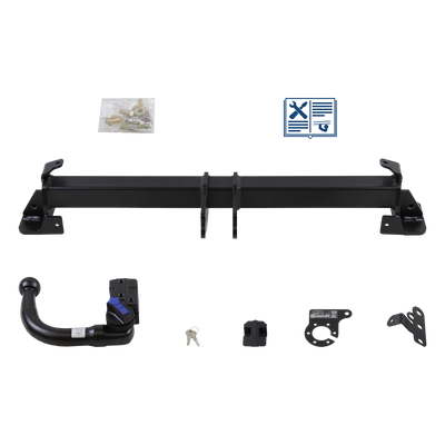 AUTO-HAK Towbar detachable Towball inserted from below