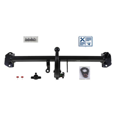 Westfalia Towbar detachable incl. TowTec electrical set 7pins universal