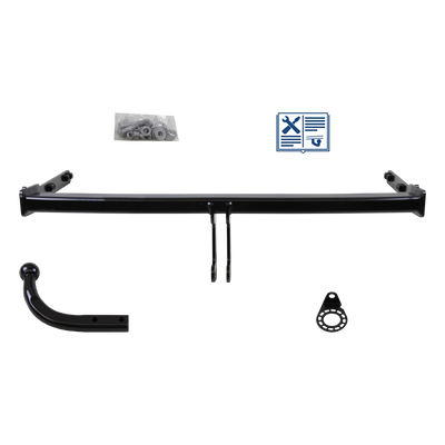 Westfalia Towbar rigid with screwed-on ball head