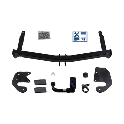 AUTO-HAK Towbar detachable incl. TowTec electrical set 7pins universal