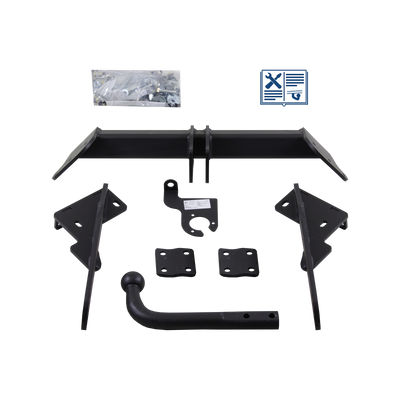 GDW Towbar rigid incl. TowTec electrical set 7pins specific