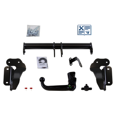 Westfalia Towbar detachable incl. TowTec electrical set 7pins specific