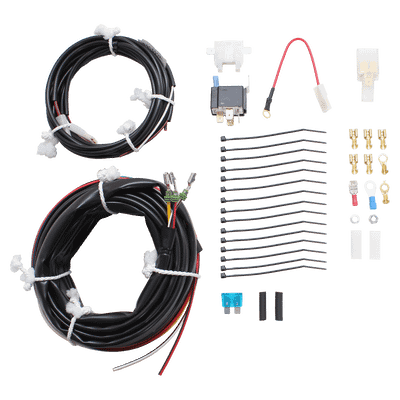 Universal extension set for continuous powersupply, charging line and earth