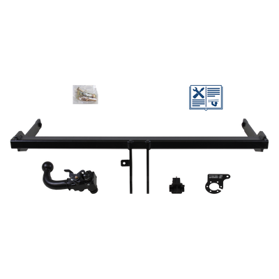AUTO-HAK Towbar detachable Towball inserted from the rear