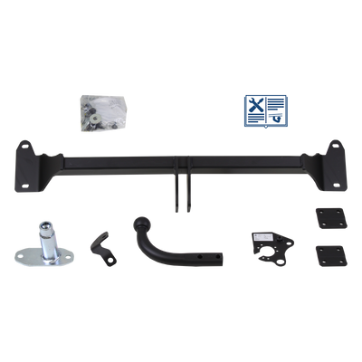 GDW Towbar rigid incl. TowTec electrical set 13pins specific