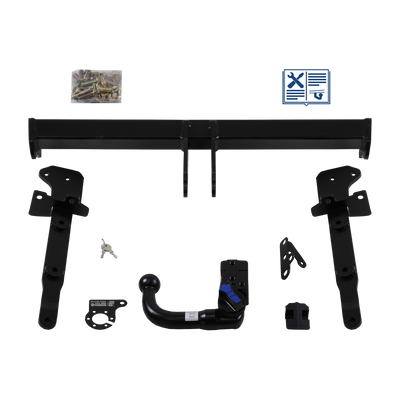AUTO-HAK Towbar detachable incl. TowTec electrical set 7pins universal