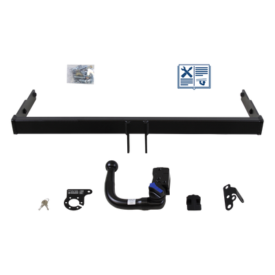 AUTO-HAK Towbar detachable incl. TowTec electrical set 7pins specific