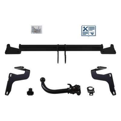 AUTO-HAK Towbar detachable incl. TowTec electrical set 7pins universal