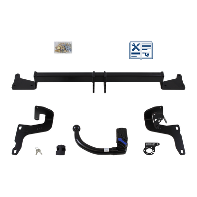 AUTO-HAK Towbar detachable Towball inserted from below