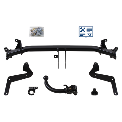 AUTO-HAK Towbar detachable incl. TowTec electrical set 7pins universal
