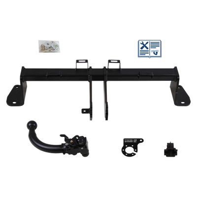 AUTO-HAK Towbar detachable incl. TowTec electrical set 7pins specific