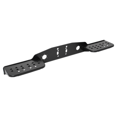 Footboard with double step for towing brackets with