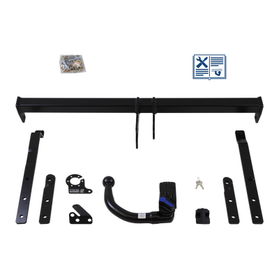 AUTO-HAK Towbar detachable Towball inserted from below