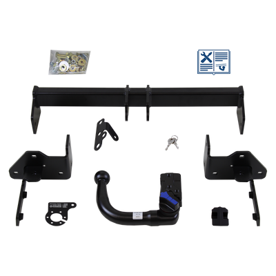 AUTO-HAK Towbar detachable incl. TowTec electrical set 7pins universal