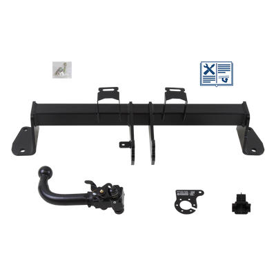 AUTO-HAK Towbar detachable incl. TowTec electrical set 7pins specific