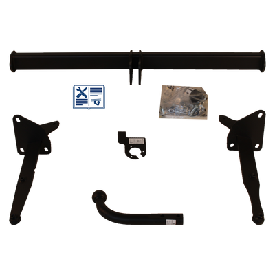 GDW Towbar rigid incl. TowTec electrical set 7pins universal