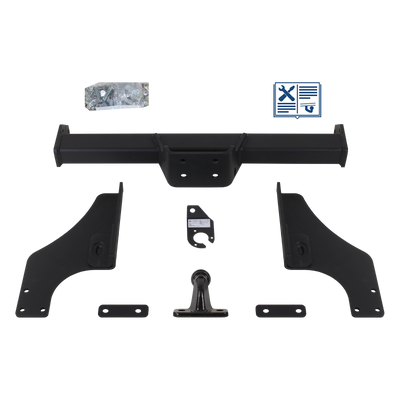 GDW  Towing hitch with 2-hole flange ball