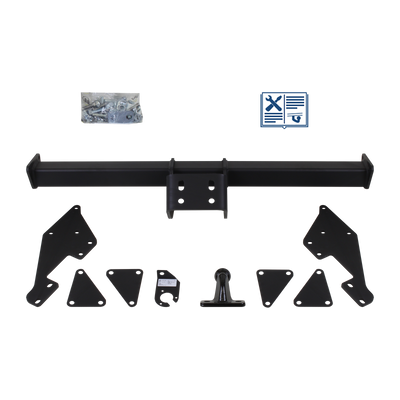 GDW  Towing hitch with 2-hole flange ball