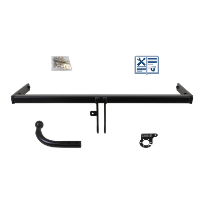 AUTO-HAK Towbar rigid incl. TowTec electrical set 7pins universal