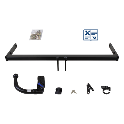 AUTO-HAK Towbar detachable Towball inserted from below