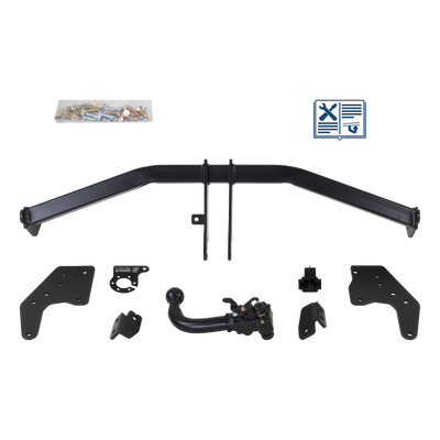 AUTO-HAK Towbar detachable Towball inserted from the rear