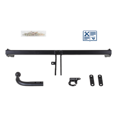 AUTO-HAK Towbar rigid incl. TowTec electrical set 7pins universal