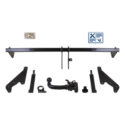 AUTO-HAK Towbar detachable incl. TowTec electrical set 7pins universal