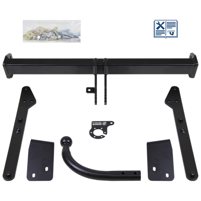AUTO-HAK Towbar rigid incl. TowTec electrical set 7pins universal