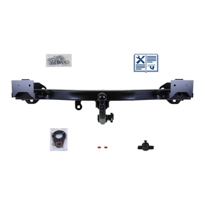Westfalia Towbar detachable incl. TowTec electrical set 7pins specific
